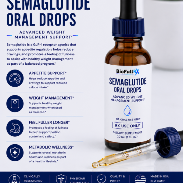 GLP-1 Weight Loss – Semaglutide (Oral Drops)