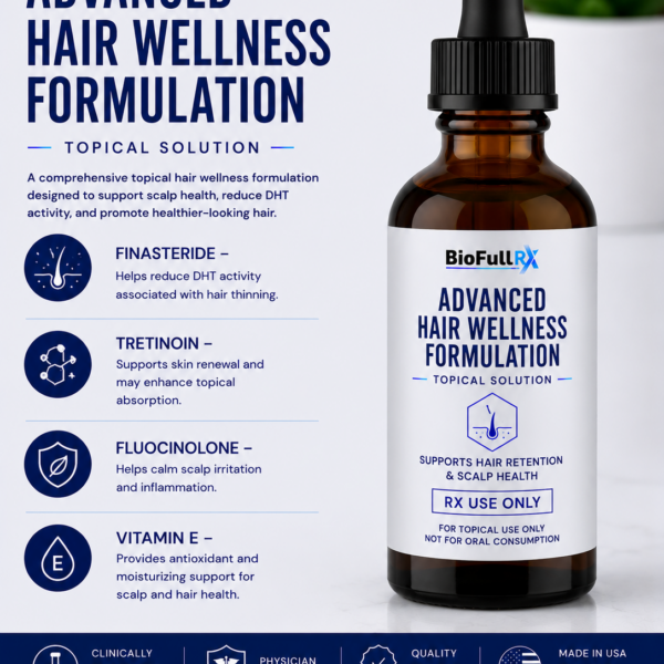 Finasteride, Tretinoin, Fluocinolone, VitaminE